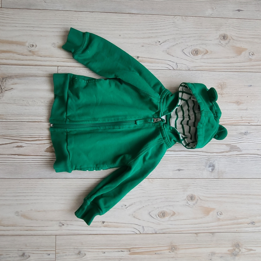 Hanna Andersson Green Kids Jacket with Hood